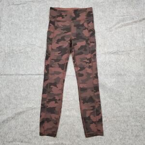 Lululemon Leggings Womens 4 Invigorate High-Rise 25" Brown Camo Run Athletic Gym